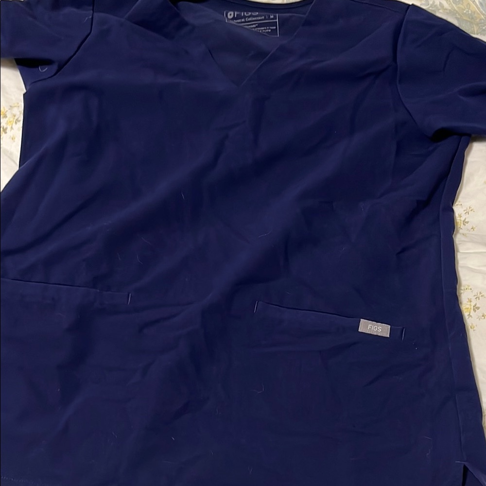 Figs  Navy Blue Shirt